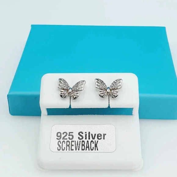 "925 Sterling Silver CZ Beautiful Earrings for Women, 1USPAR4238 - Picture 6 of 11